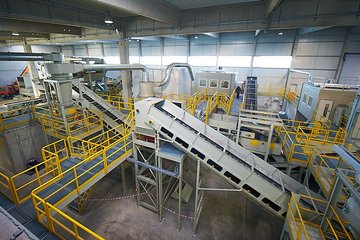 Impression aus der Alugranulat-Produktion