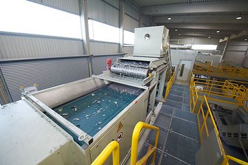 Impression aus der Alugranulat-Produktion