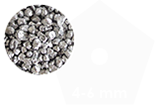Alugranulat Körnung 4–6 mm