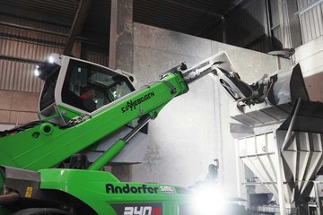 Impression aus der Alugranulat-Produktion