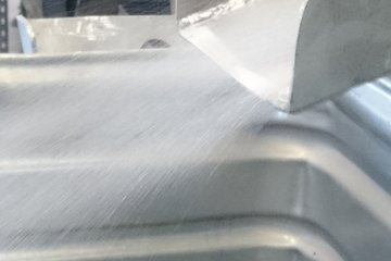 Impression aus der Alugranulat-Produktion