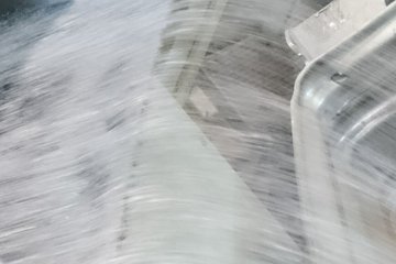 Impression aus der Alugranulat-Produktion